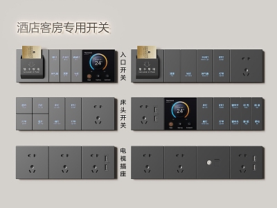 Switch Hotel Switch Hotel Switch Guest Room Switch Intelligent Switch Continuous Switch Socket model