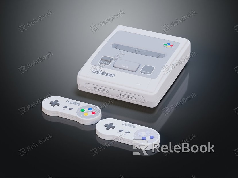 Modern game machine Super Nintendo model