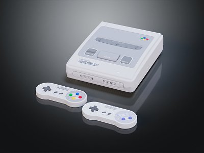 Modern game machine Super Nintendo model