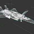 Advanced Military Fighter Jet With Gray Body Cockpit And Missile Systems As Air Combat Weapon