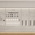 Modern showroom cabinet 3d model