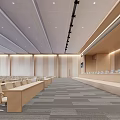 Modern Lecture Hall 3d model