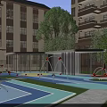 Elegant New Chinese Style Residential Garden Ornaments With Exquisite Scene Wall And Calm Water Features