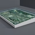 Commercial Terrain Display Equipment With Transparent Glass Cover And Detailed Geographical Models