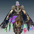 Noble Armored Warrior General 3d model