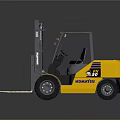 HOMESTAR 30 Forklift With Yellow Black Cab And Front Forks