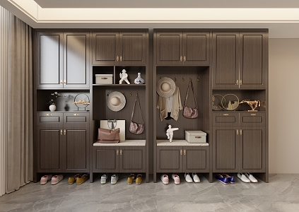 New Chinese Shoe Cabinet 3d model