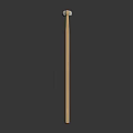 Colorful Art Painting Brushes With Various Designs Neatly Arranged On Dark Reflective Surface