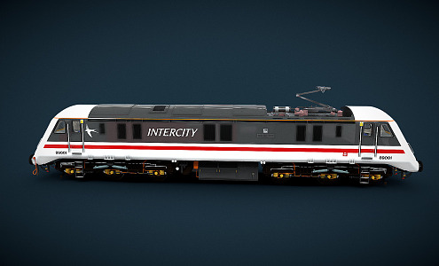 Modern Train 3d model