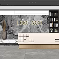 Modern Front Lobby 3d model