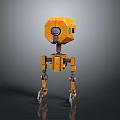Robot Assistant Small Robot Butler Robot Butler Figure Game Figure 3d model