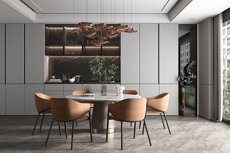 Modern Restaurant 3d model
