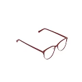 Red Jeweled Eyeglasses Fashionable Jewelry Accessory in Two Different Angles