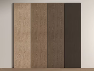 Wooden Flooring Sample Display Featuring Various Natural Tones And Wood Grain Patterns 3d model