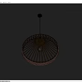Woven Rattan Round Pendant Light With Warm Glow And Natural Material For Contemporary Home Decor