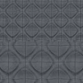 Modern Textured Wall Design With Circular Geometric Patterns And Metallic Finish 3d model