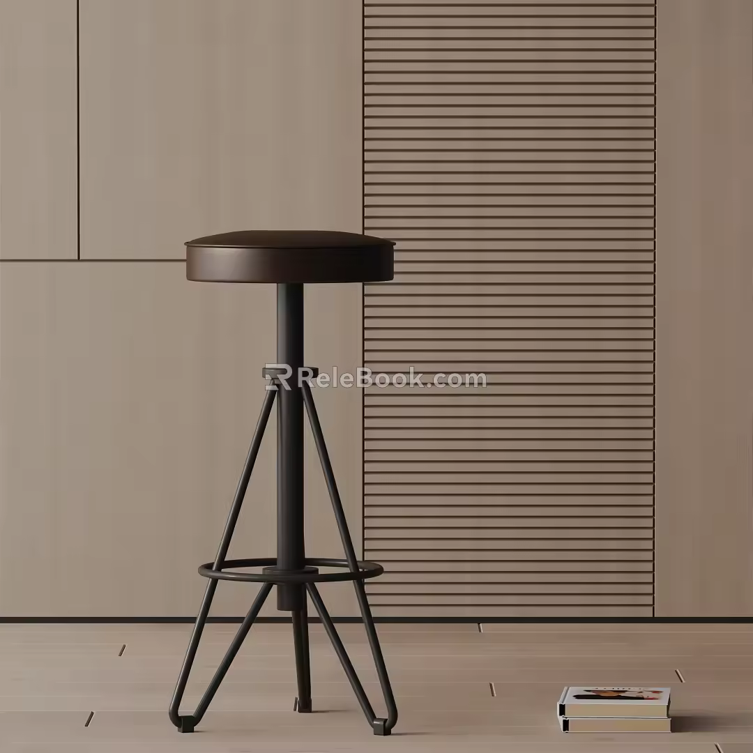 Modern Bar Chair 3d model