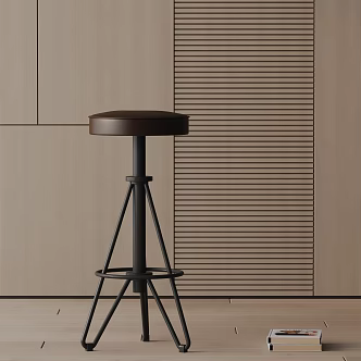 Modern Bar Chair 3d model