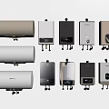 Various Types Of Modern Home Water Heaters With Stylish Designs And Colors