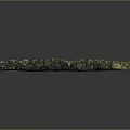 Detailed Golf Course Model With Green Lawn Winding Fairways And Trees