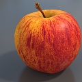 Apple Fruit Red Apple Red Fuji Apple Low Face Number Low Model Simple Model Game Sub-era Film and Television Level Super Realistic High Precision 3d model