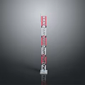 Tall Red And White Industrial Tower Equipment For Communication Use