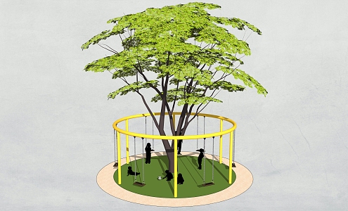 Modern Swing 3d model