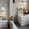 Bedside table 3d model