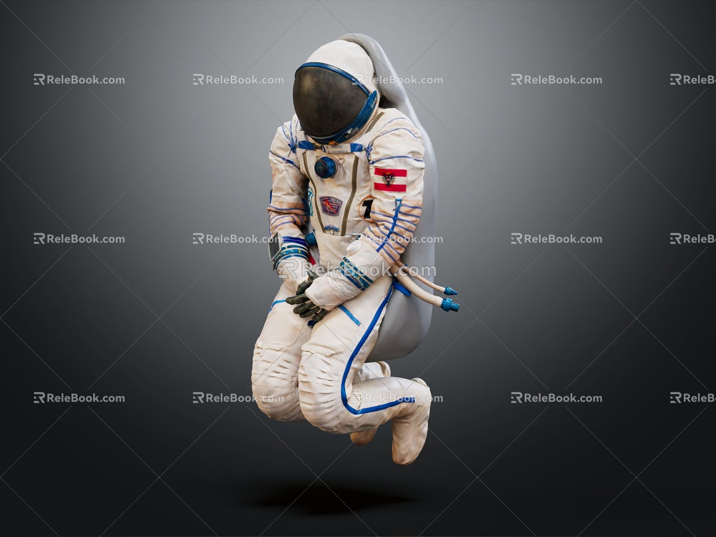 Modern Astronaut Spaceman Space Suit Space Suit Astronaut Helmet Space Helmet 3d model