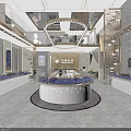 Elegant Luxury Millennium Star Jewelry Shop Golden Facade Design With Exquisite Warm Decorative Lighting
