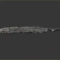 Rocky Terrain Surface Covered in Gravel and Various Size Stones Texture
