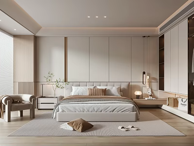 Modern Bedroom 3d model