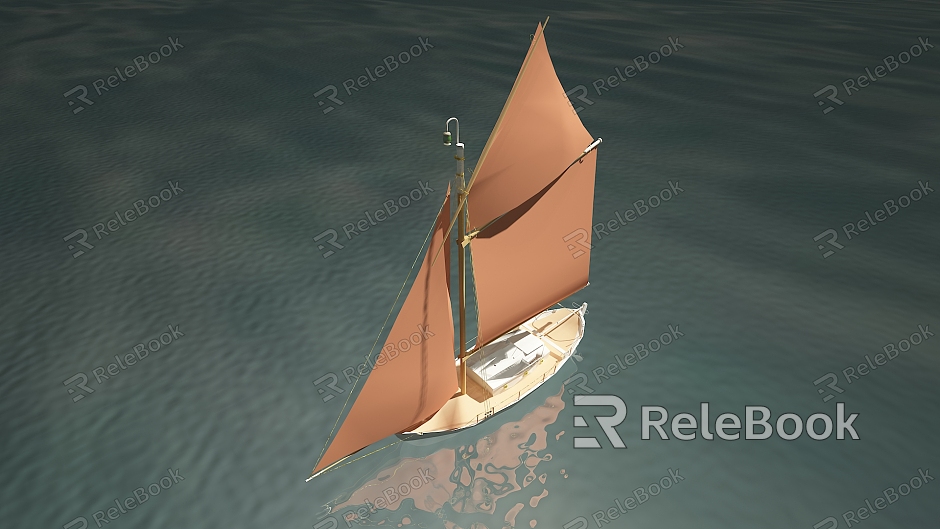 modern ship. model