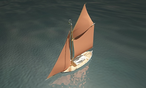 modern ship. 3d model