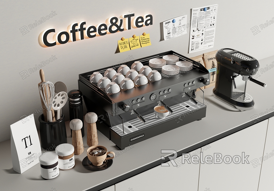 Modern Coffee Machine Coffee Machine Grinder Coffee Supplies Kitchen Appliances model