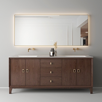 Bathroom Cabinet Bathroom Cabinet Washstand 3d model