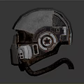 Tactical Military Weapon Helmet with Metal Faceplate and Combat Gear Design