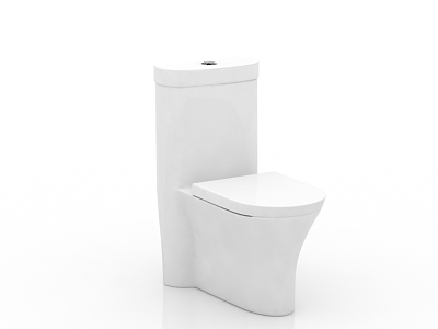 Modern toilet seat 3d model