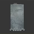 Industrial Electronic Device Featuring Green Digital Display Screen And Metal Casing Buttons Around