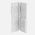 Durable Heavy Duty Metal Hinge Hardware Tool With Cross Screws For Doors