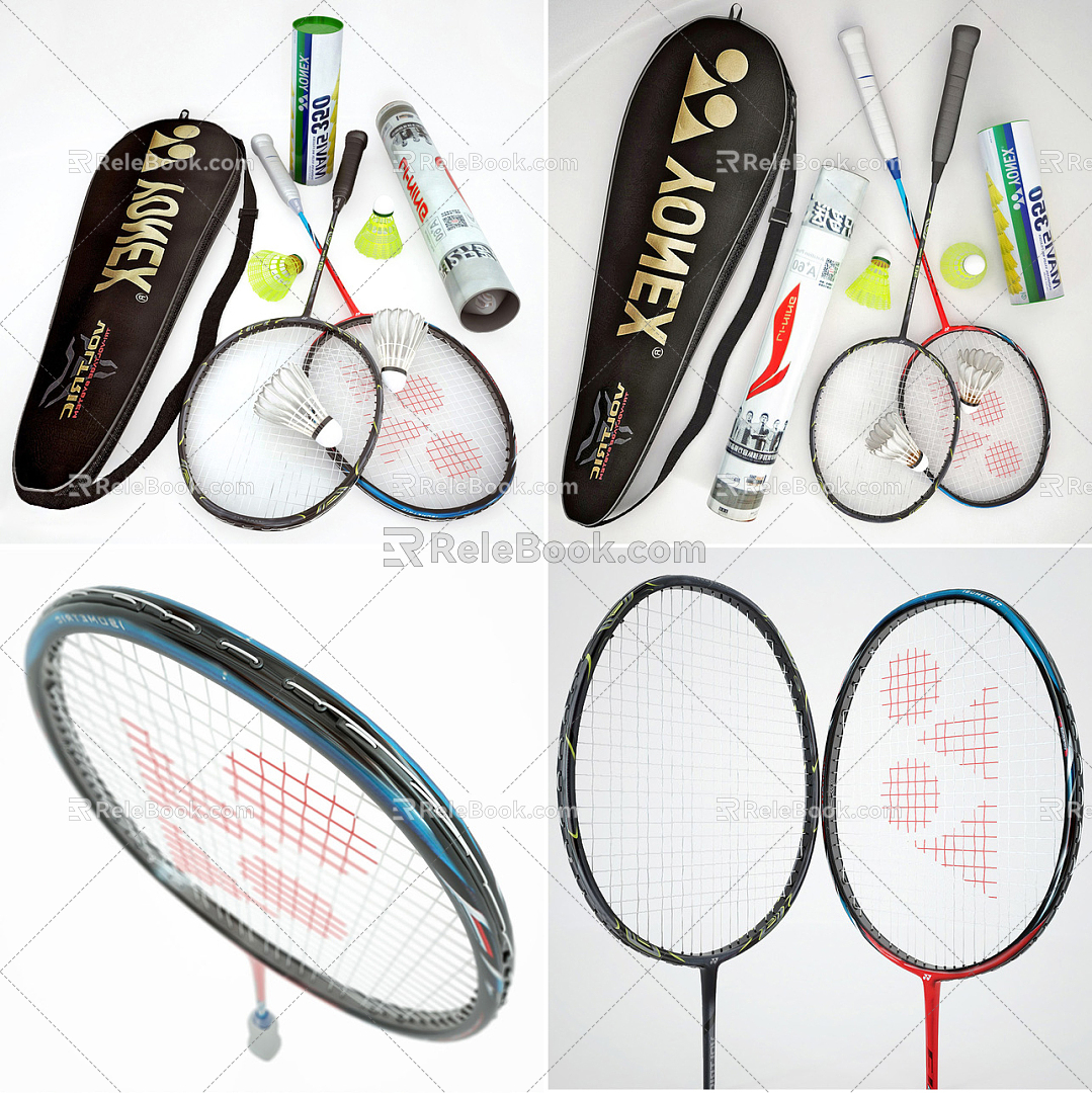 Modern Badminton Badminton Badminton Racket Bag 3d model