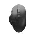 High Performance Black Gaming Computer Mouse with Ergonomic Side Buttons Scroll Wheel and Textured Surface 3d model