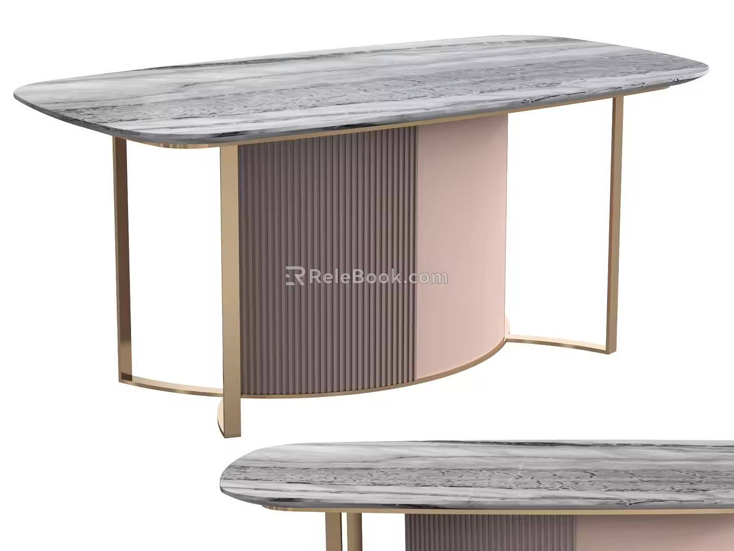 End View Desk 3d model