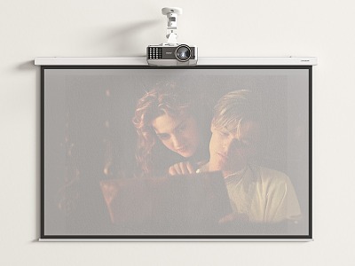 Modern Projector Projection Curtain model