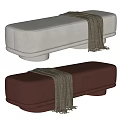 modern bed end stool sofa stool sofa bench 3d model