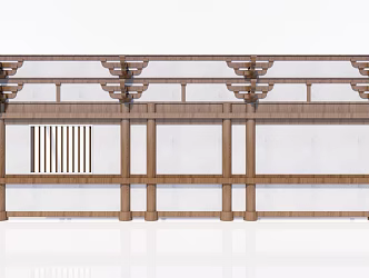 Chinese-style component ancient building component bucket arch mortise and tenon joint structure bucket arch composite building structure 3d model