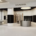STENDERS Nordic Minimalist Shops 3d model