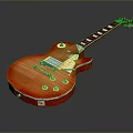 Electric Guitar With Sunburst Finish Mahogany Body And Rosewood Fingerboard