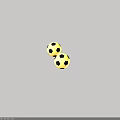 Unique Shaped Table Lamps with Soccer Ball Design in Yellow and Black