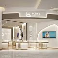 China Gold Modern Jewelry Store With Elegant Display Cases And Bright Interior